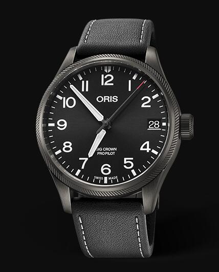 Review Oris Aviation Big Crown Propilot Big Date 41MM Replica Watch 01 751 7697 4264-07 5 20 19GFC